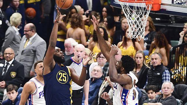 包含76人完胜南韩男篮，萨博尼斯关键制胜的词条